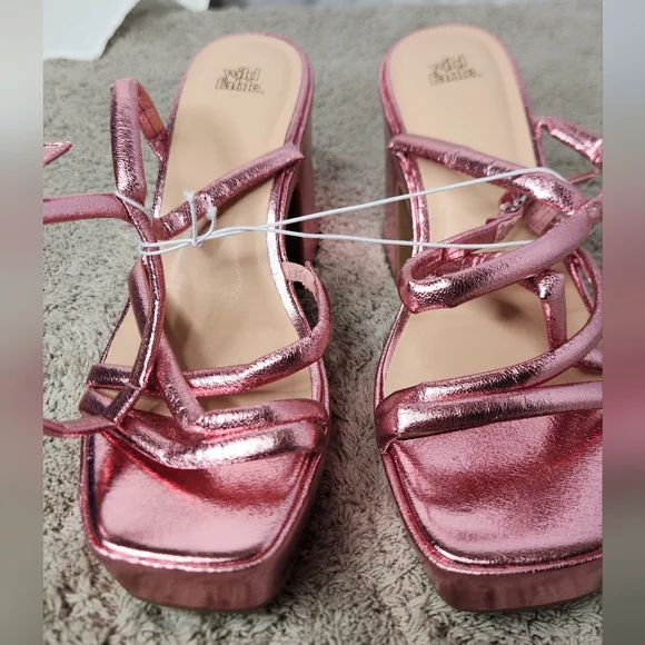 Women's Astro Strappy Platform Heels - Wild Fable - 9 - Picture 3 of 13